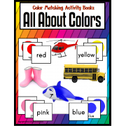 COLORS Matching and Color Words Adapted Books